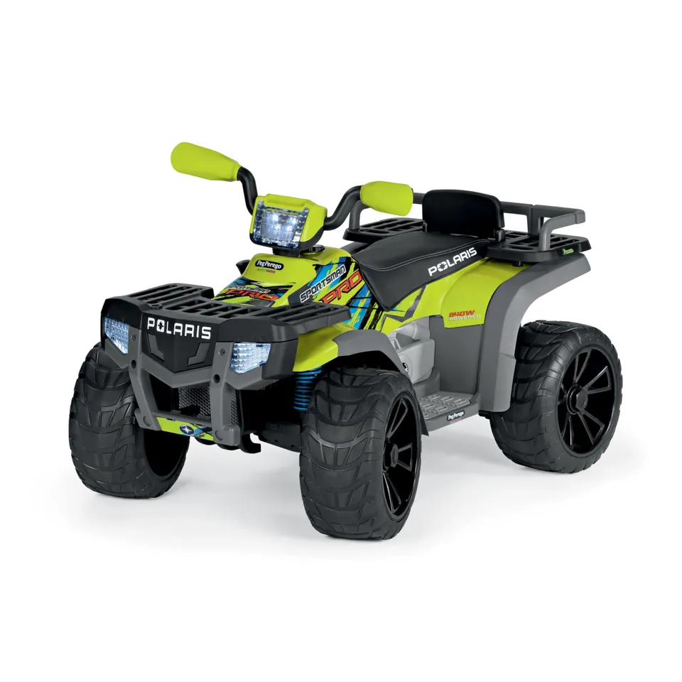 peg-perego-polaris-sportsman-pro-citrus-elektroquad-mit-24v-akku-2x-420w-motoren image 1