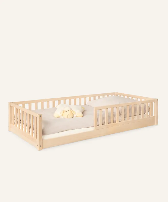 ehrenkind-bodenbett-livo-aus-buche-montessori-kinderbett-115-70-statt-399-90 image 1