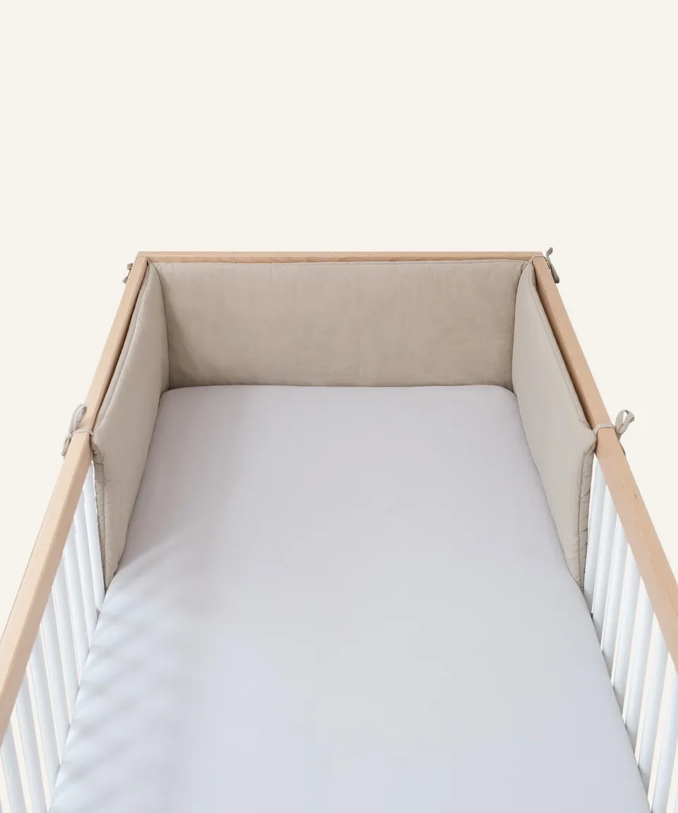 ehrenkind-bettumrandung-f-r-babybett-nestchen-rausfallschutz-baumwolle-verschied image 1