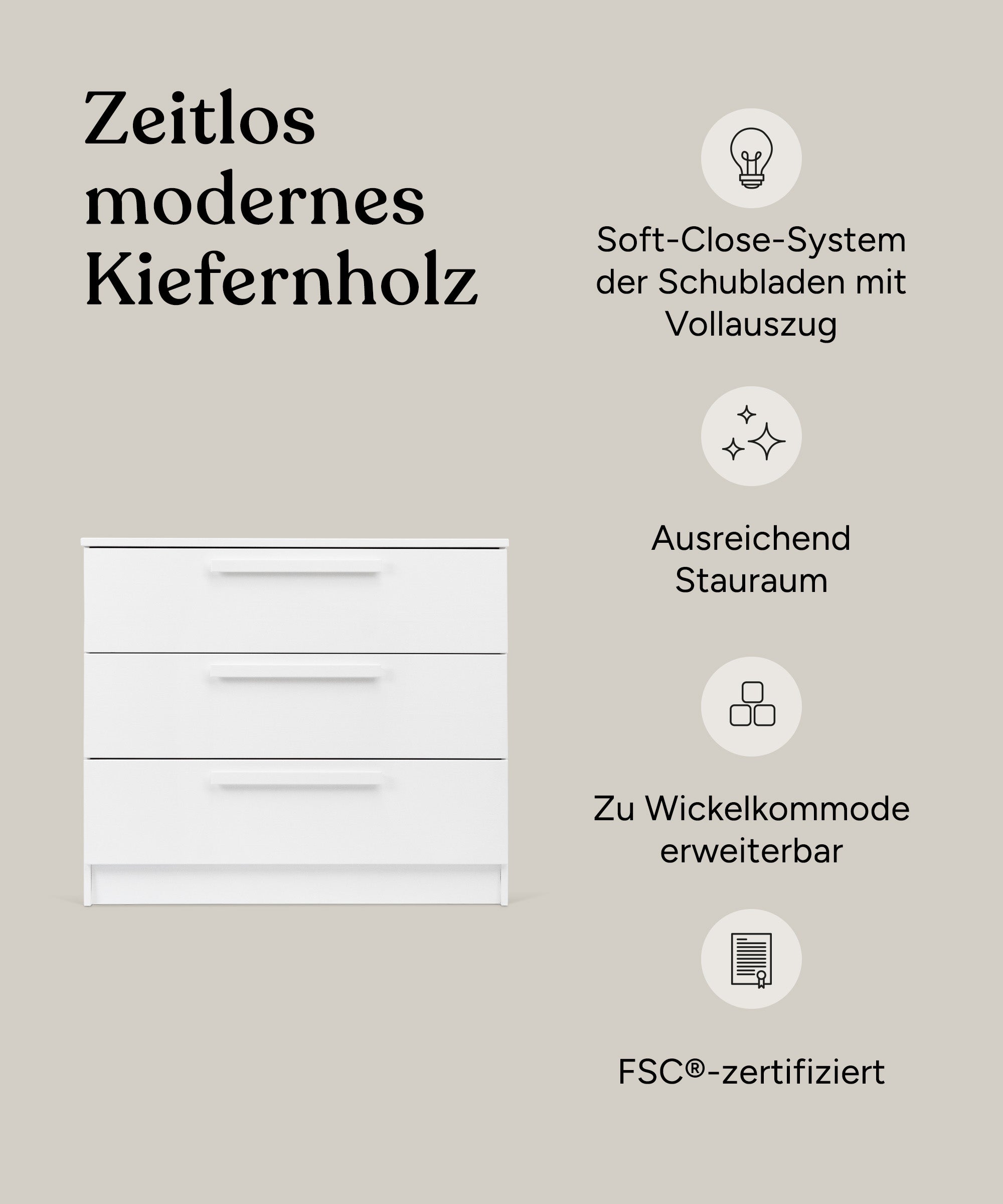 ehrenkind-kommode-linia-kiefer-wei-3-schubladen-mit-soft-close image 3