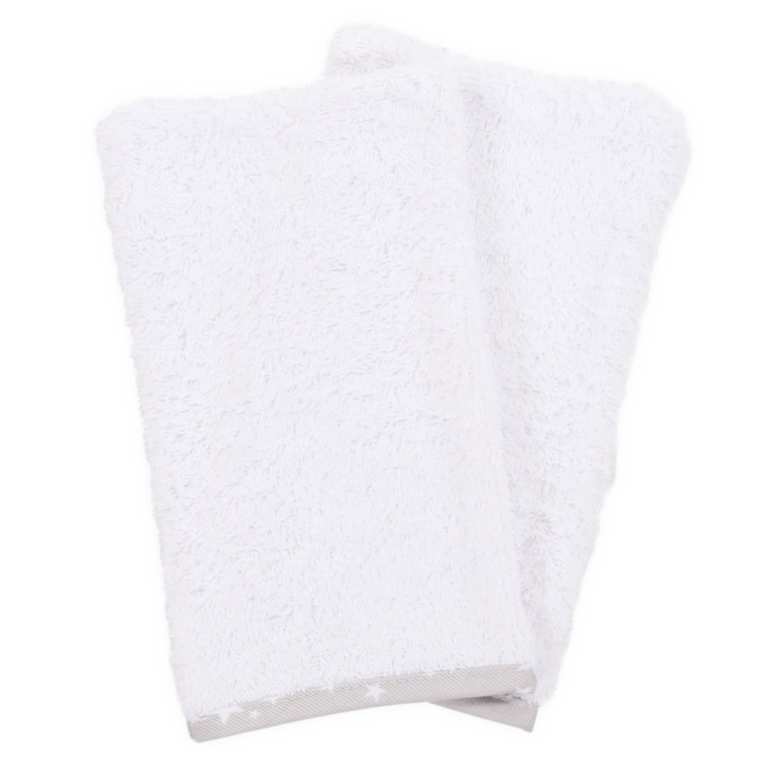 babybay-kapuzenhandtuch-100-x-100-cm-inkl-zwei-waschlappen-wei-mit-stern-applika image 3