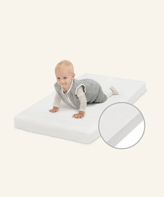 ehrenkind-babymatratze-pur-schaumkern-atmungsaktiv-60-c-waschbarer-bezug-oeko-te image 1