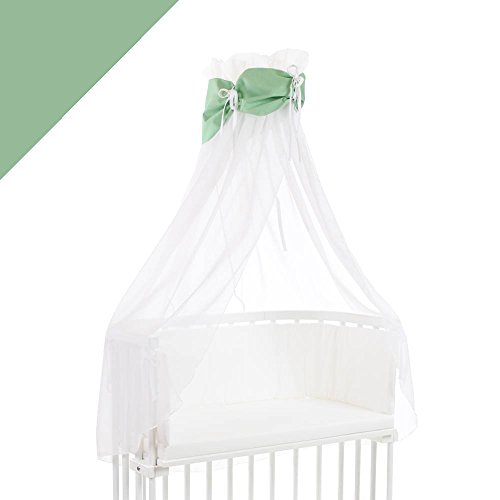 babybay-himmel-cotton-mit-schleife-passend-f-r-alle-babybay-modelle-gr-n-wei image 5