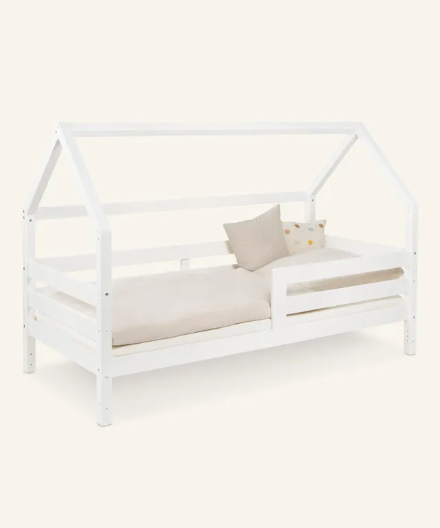 ehrenkind-hausbett-sona-kiefer-wei-h-henverstellbar-2-in-1 image 1