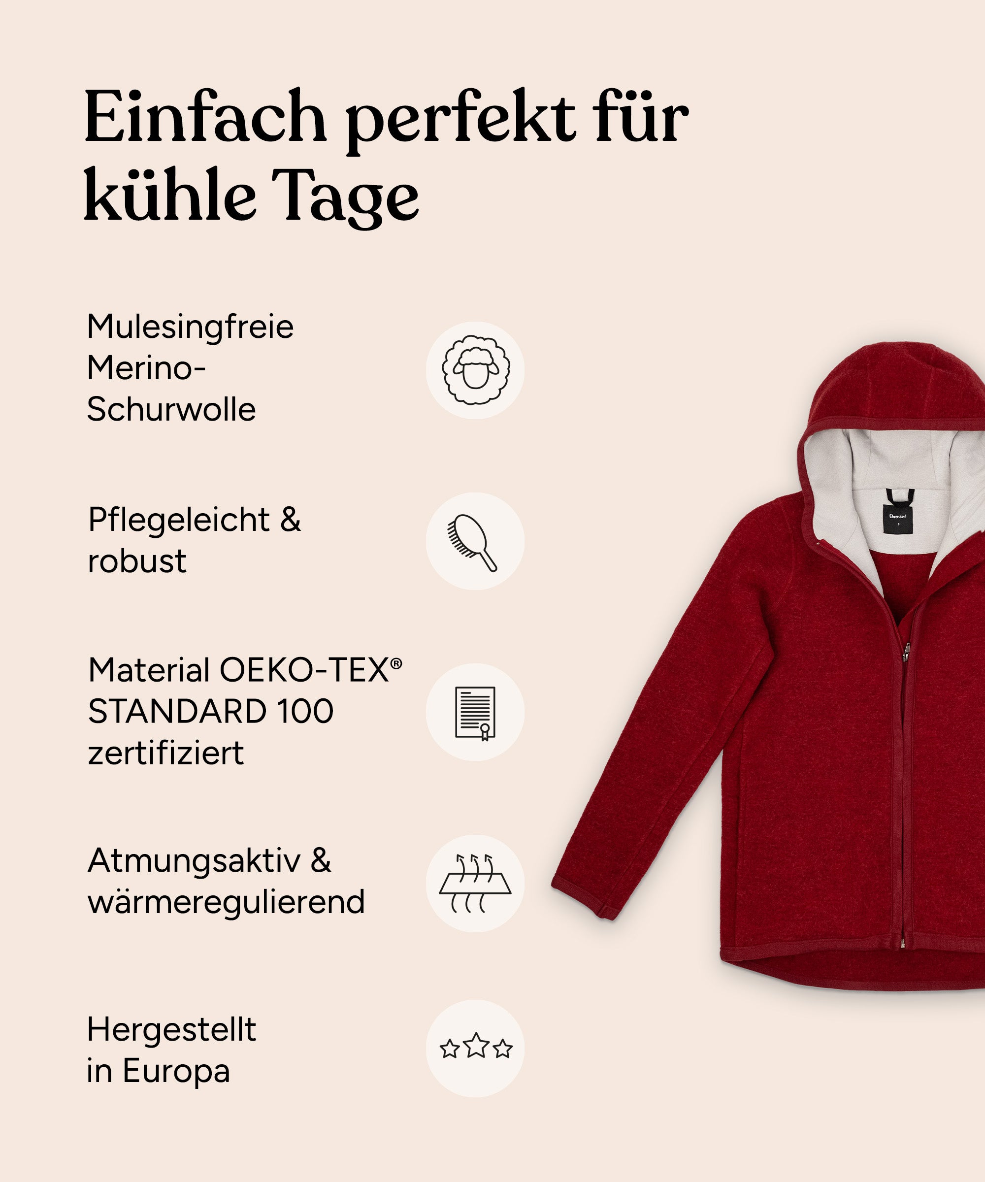 ehrenkind-damen-walkjacke-b-ware-bequeme-jacke-in-verschiedenen-farben-und-gr-en image 3