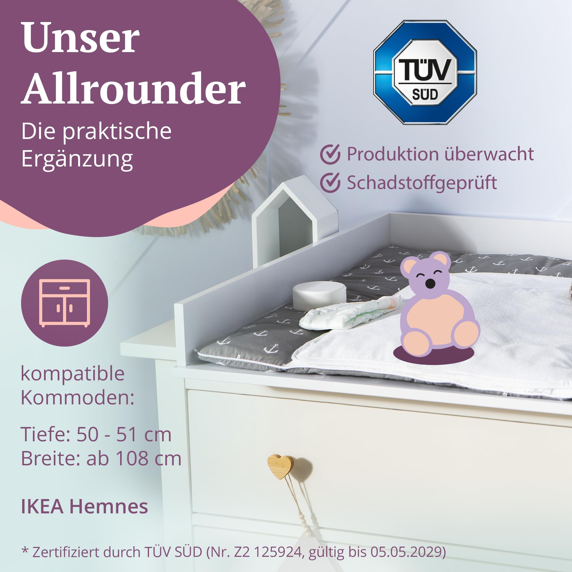 puckdaddy-wickelaufsatz-marius-f-r-hemnes-kommode-wei-mit-blende-wickelauflage-f image 4