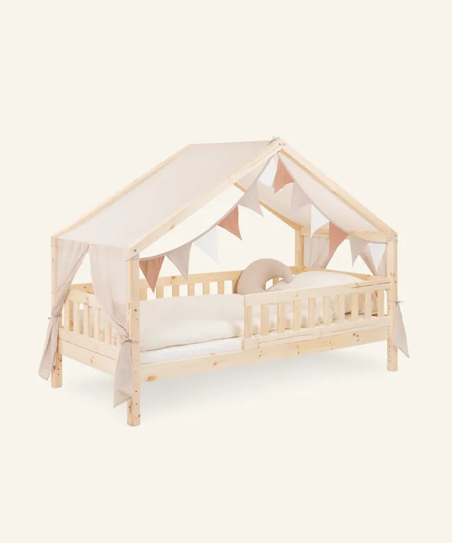 ehrenkind-betthimmel-set-b-ware-f-r-panorama-hausbett-inkl-himmel-und-halterung image 1