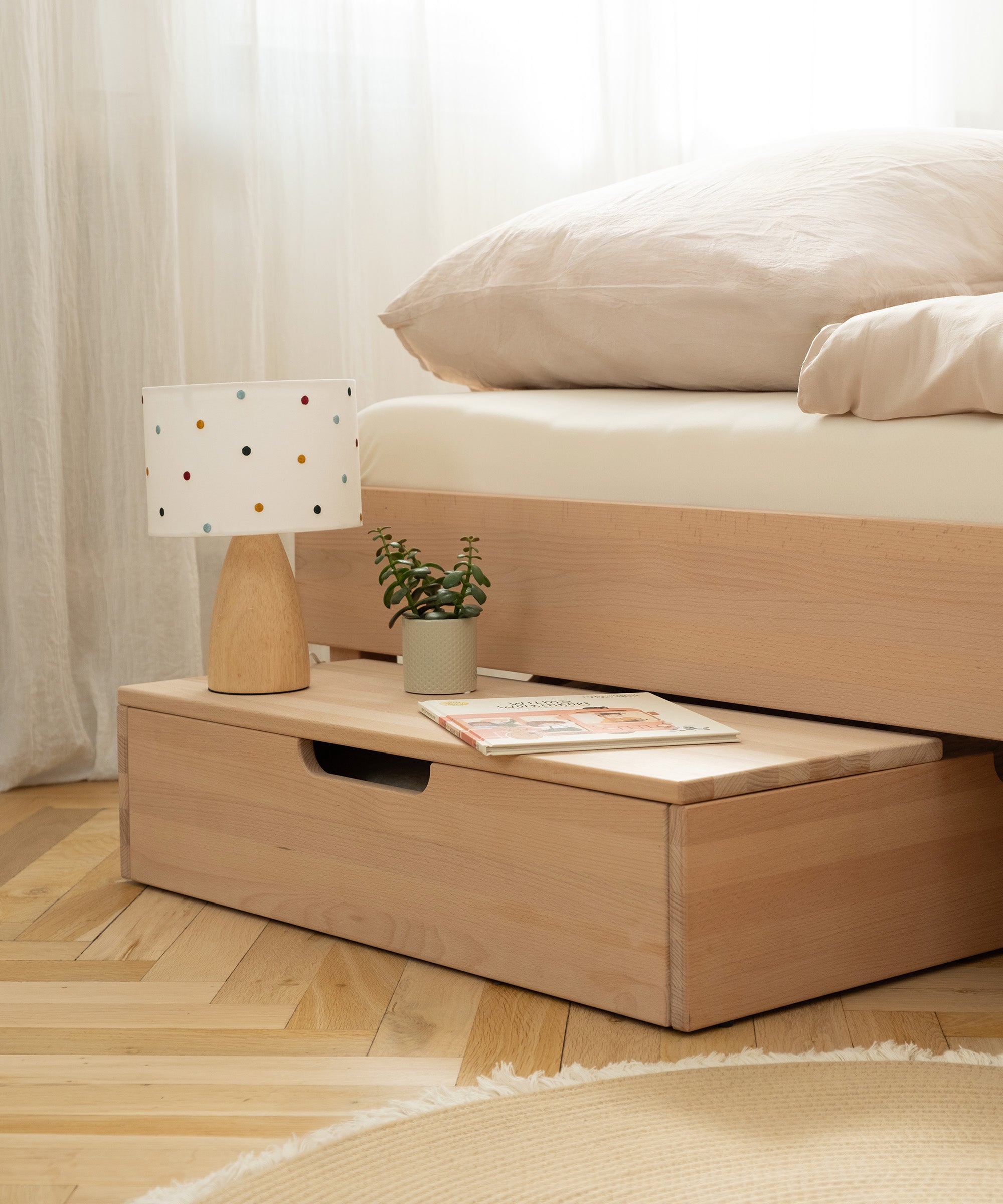 ehrenkind-einzelbett-plano-buche-90-200-cm-2-in-1-bodenbett-oder-standardh-he image 8