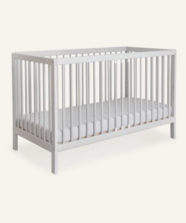 ehrenkind-babybett-pur-hellgrau-aus-massiver-buche image 1
