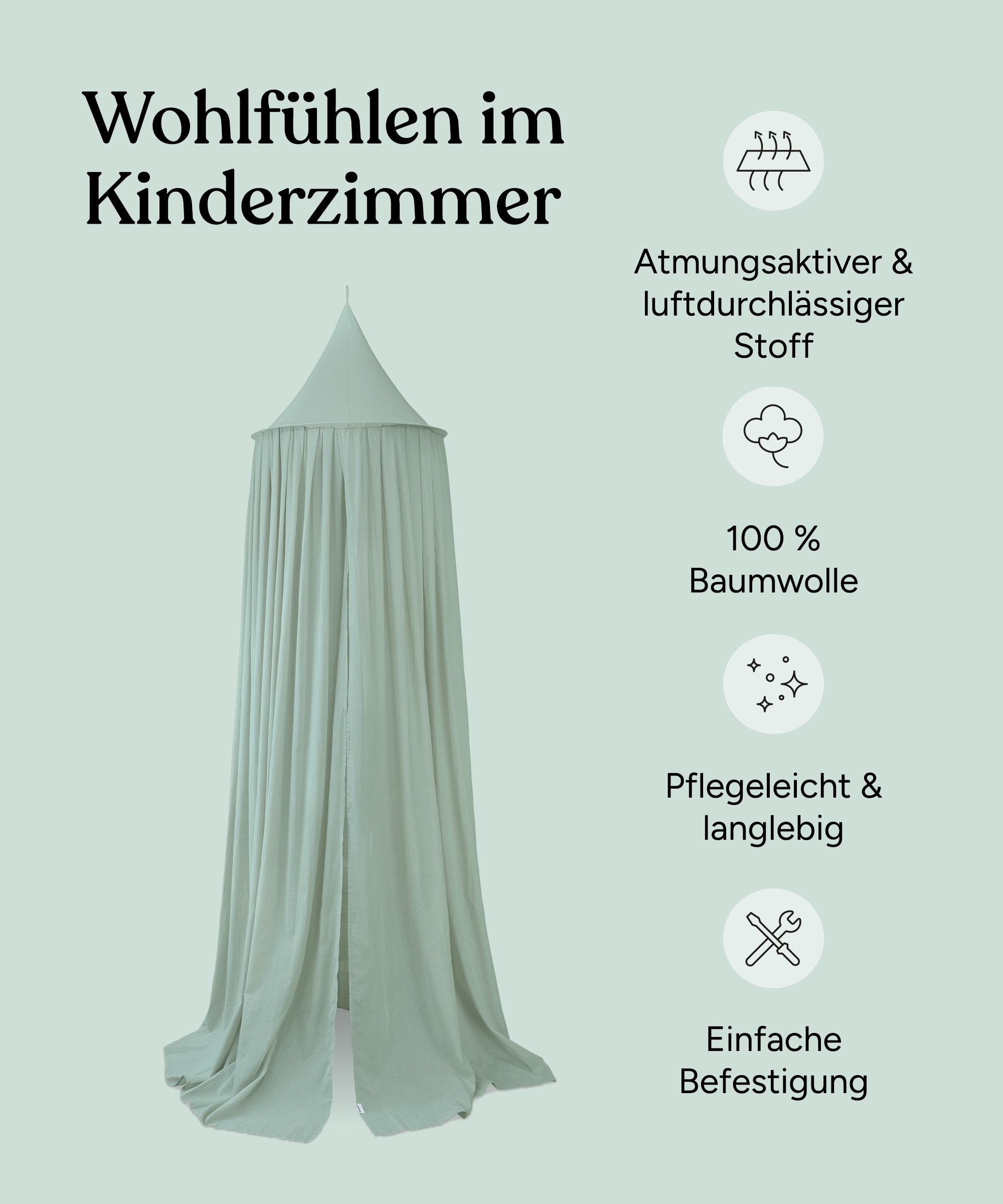 ehrenkind-baldachin-mit-ring-aus-baumwoll-voile image 3