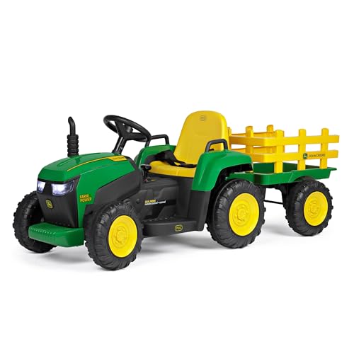 peg-perego-john-deere-farm-power-elektrotraktor-mit-funksteuerung-und-anh-nger-a image 8