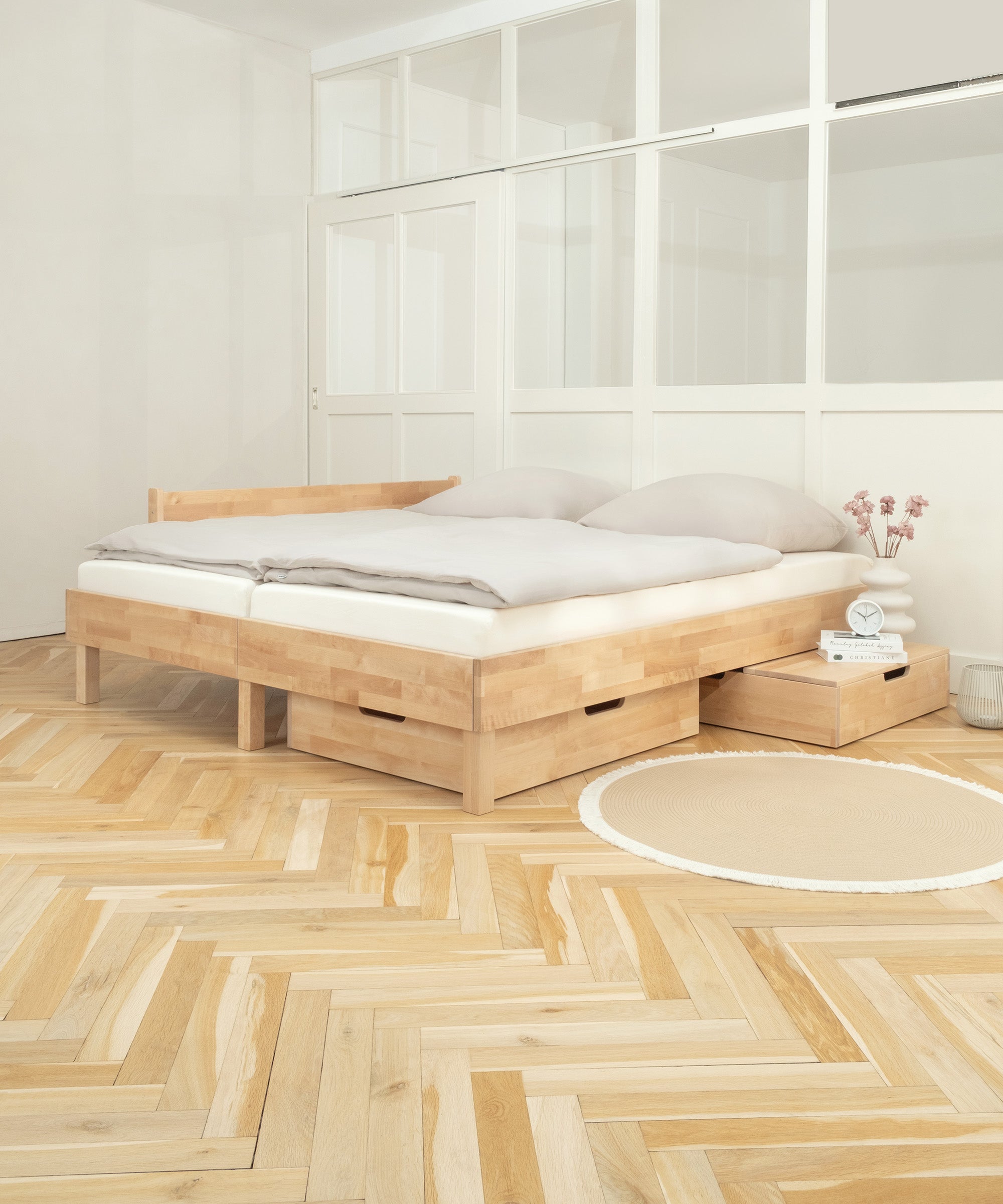 ehrenkind-doppelbett-plano-birke-180x200-cm-2-in-1-modulare-h-he image 2