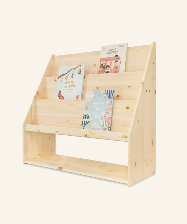 ehrenkind-b-cherregal-mit-stauraum-b-ware-kiefer image 1