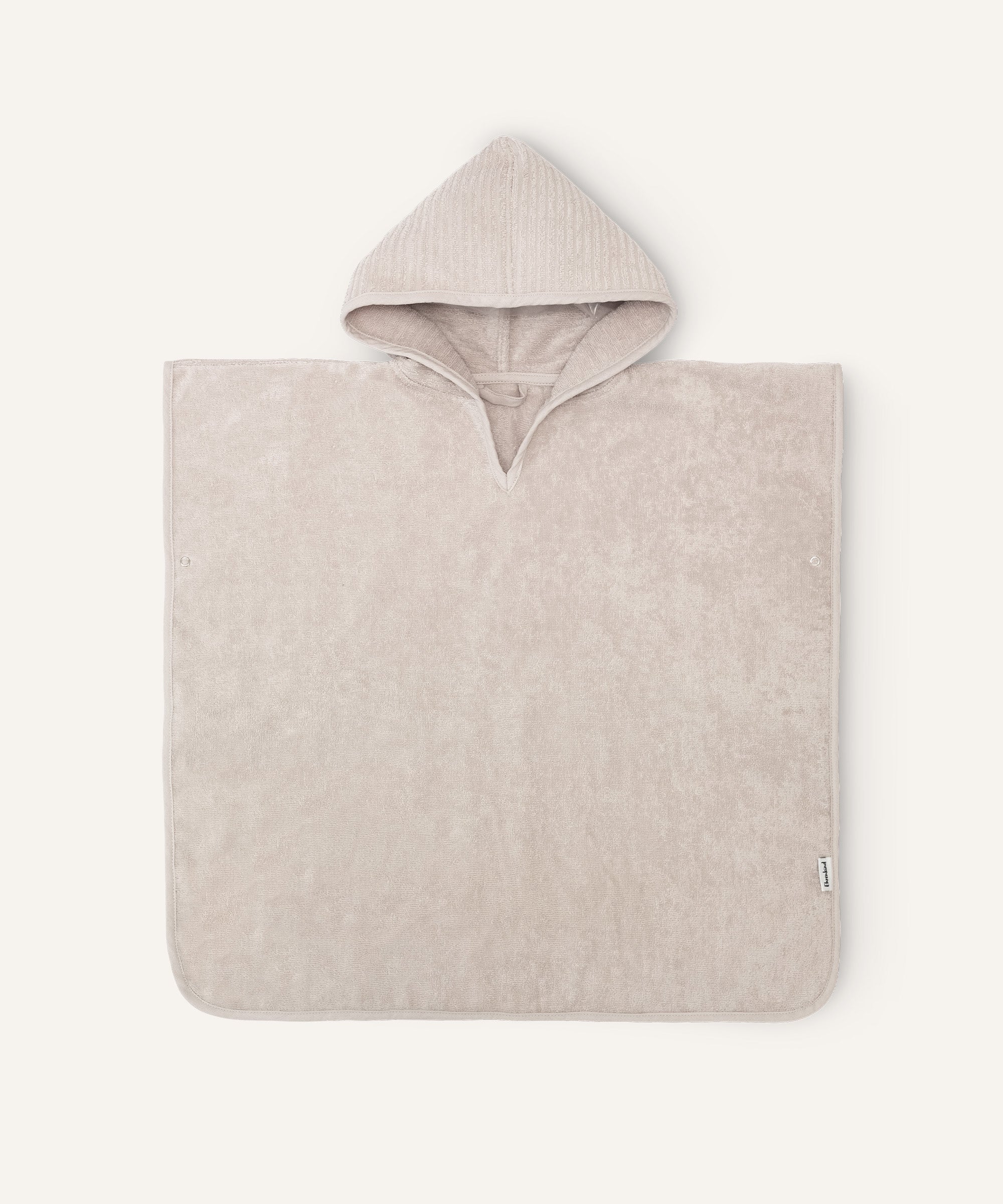 ehrenkind-badeponcho-aus-bio-frottee-kinderponcho-mit-druckkn-pfen-einheitsgr-e- image 1