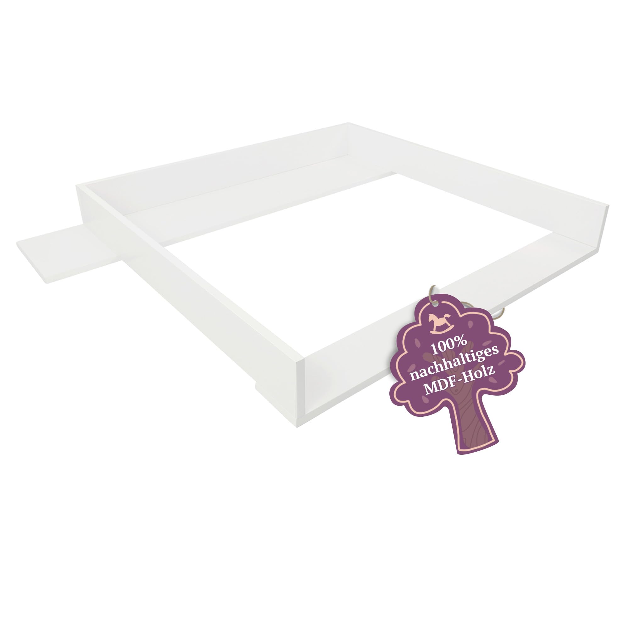 puckdaddy-wickelaufsatz-marius-f-r-hemnes-kommode-wei-mit-blende-wickelauflage-f image 1