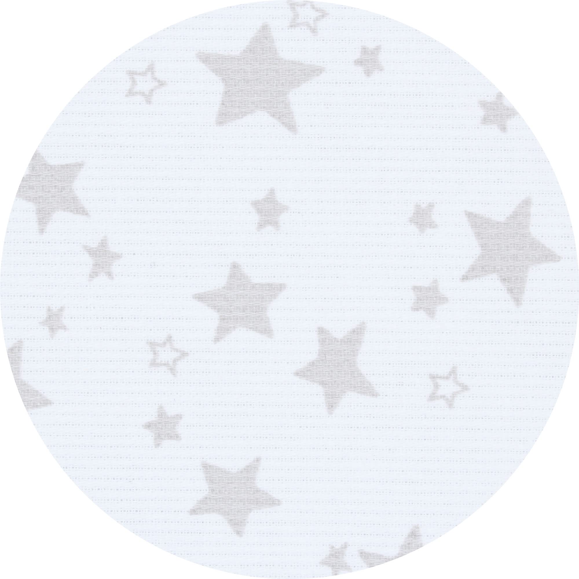 babybay-moskitoschutz-und-himmel-piqu-mit-band-wei-sterne-perlgrau-passend-f-r-a image 2