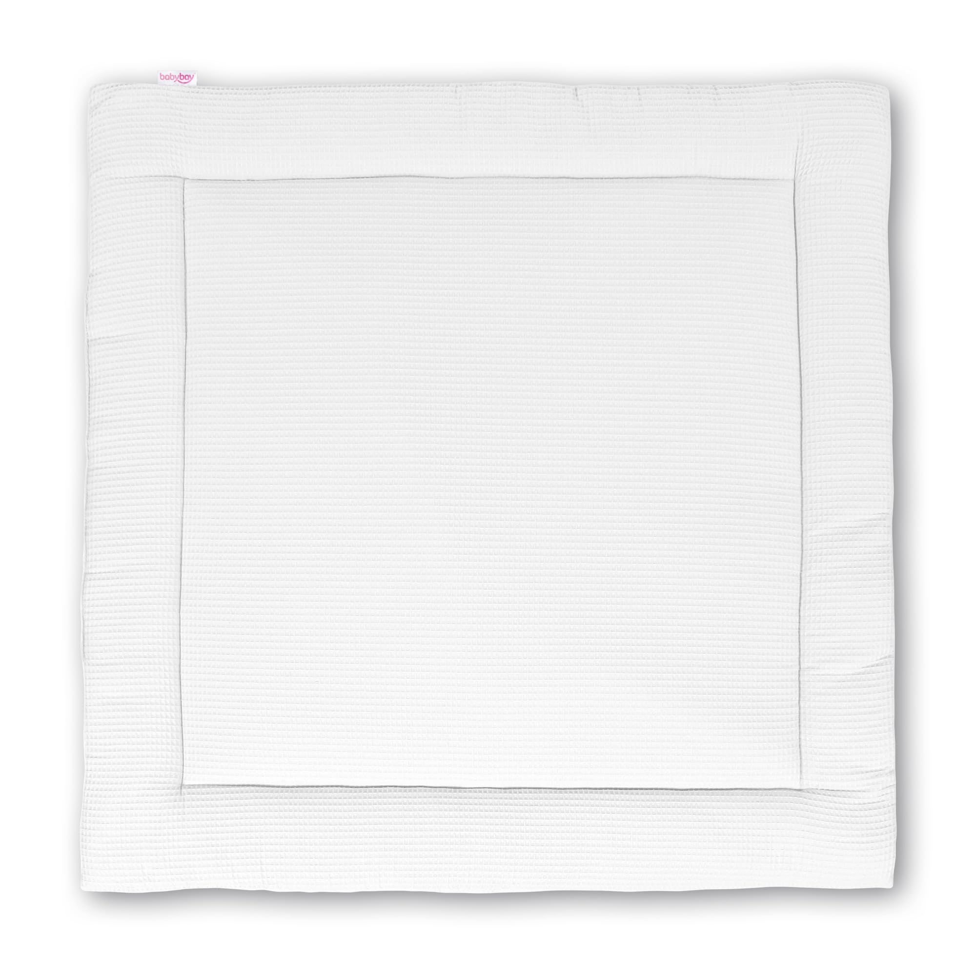 babybay-krabbeldecke-135x100-cm-wei-perlgrau-sterne-auch-als-kinderbettdecke-nut image 8
