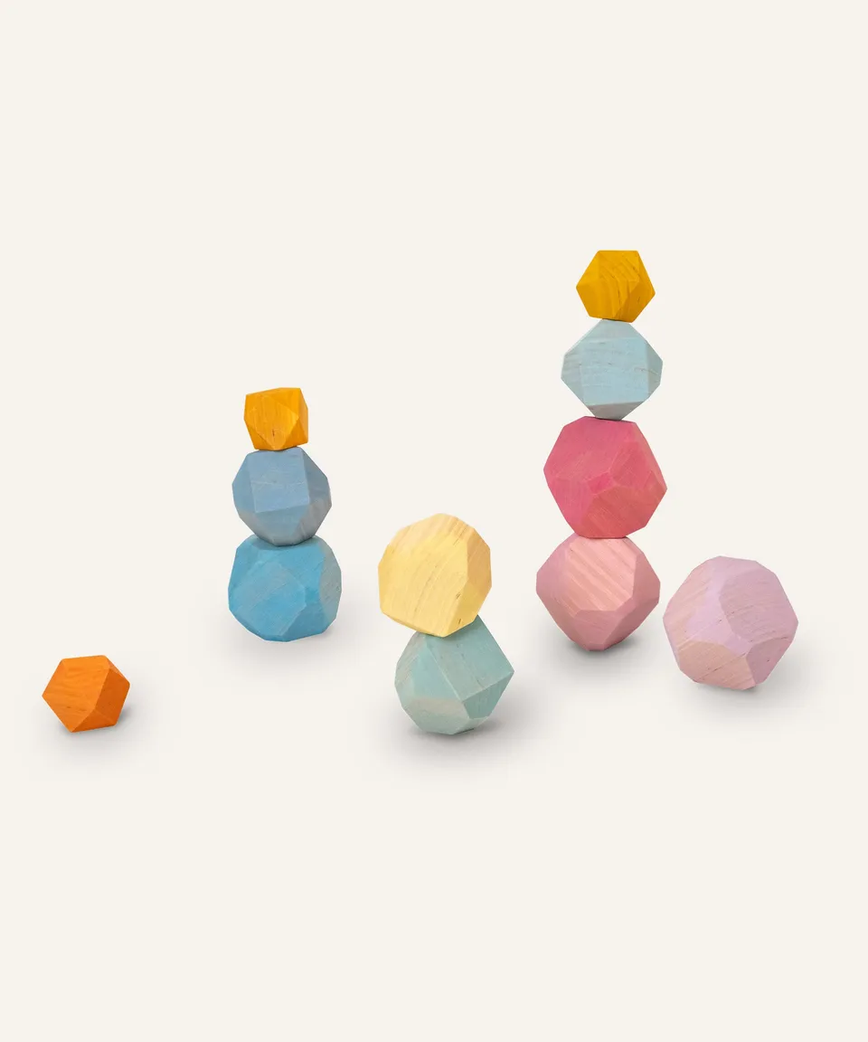 ehrenkind-balanciersteine-11-holzsteine-aus-erle-f-r-motorik-und-fantasie image 1