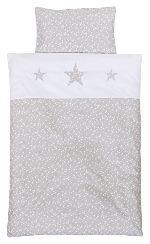 babybay-piqu-bettw-sche-perlgrau-sterne-2-teiliges-kinderbettw-sche-set-100x135- image 5