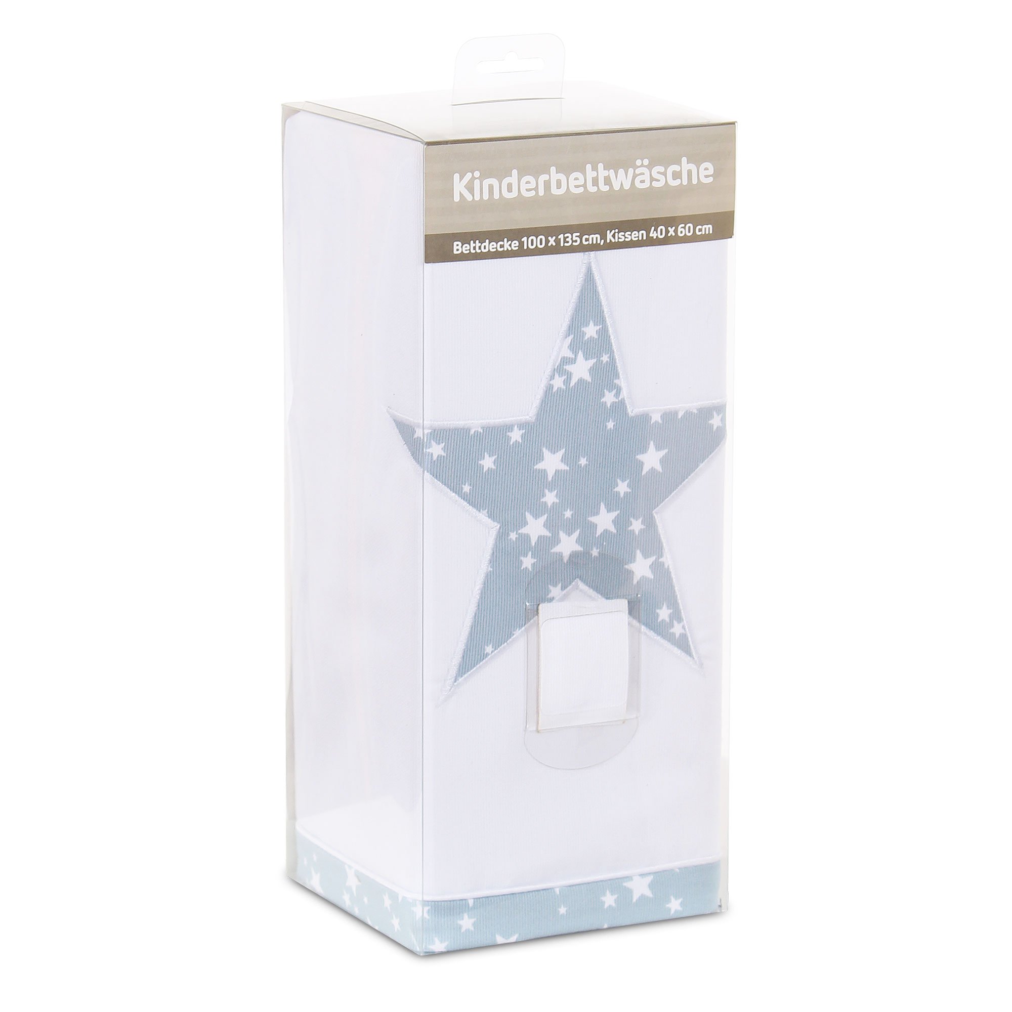babybay-kinderbettw-sche-piqu-azurblau-sterne-2-teiliges-set-100x135-cm-40x60-cm image 2