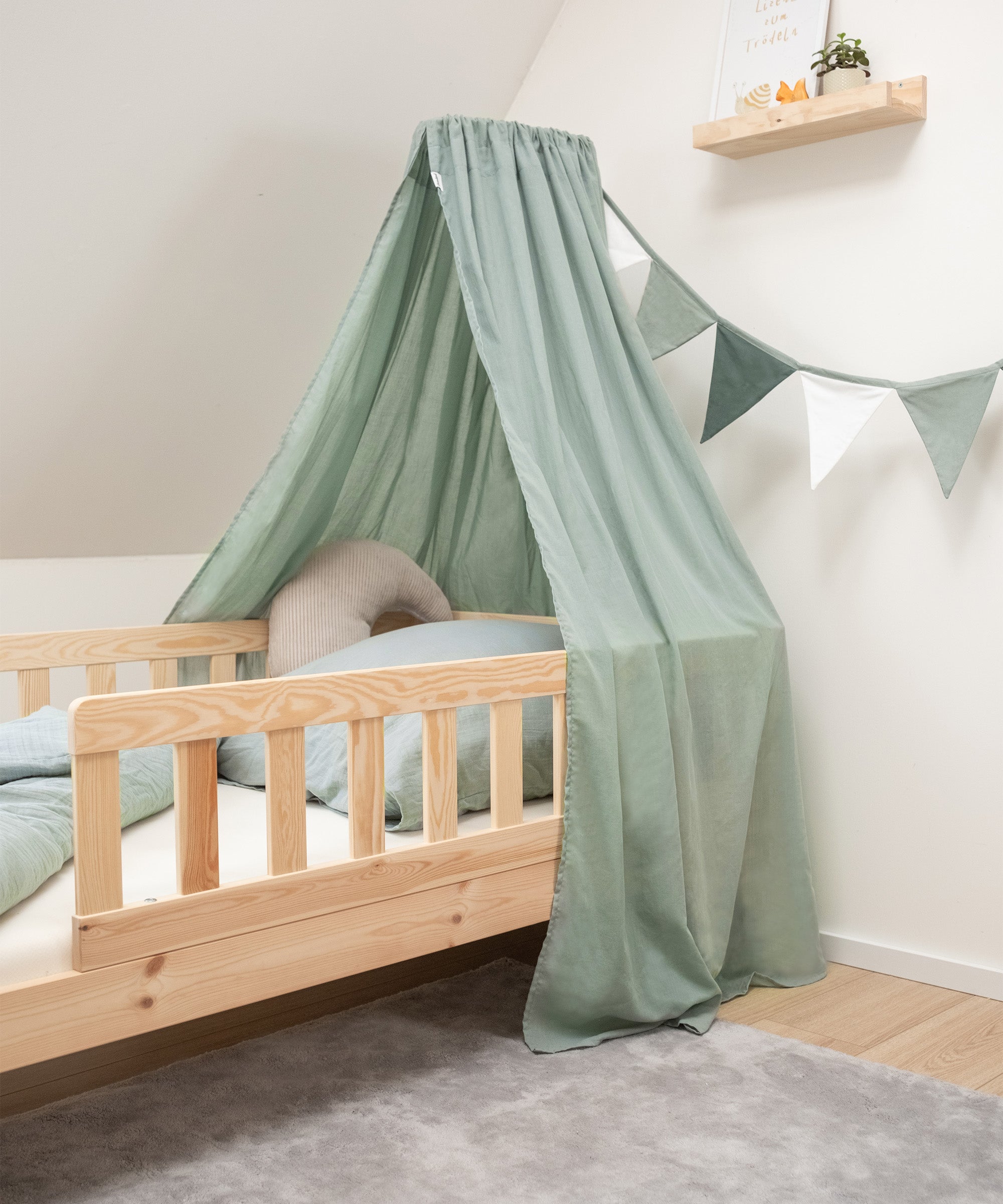 ehrenkind-baldachin-set-f-r-babybett-inkl-wimpelkette-luftdurchl-ssig-waschbar image 5