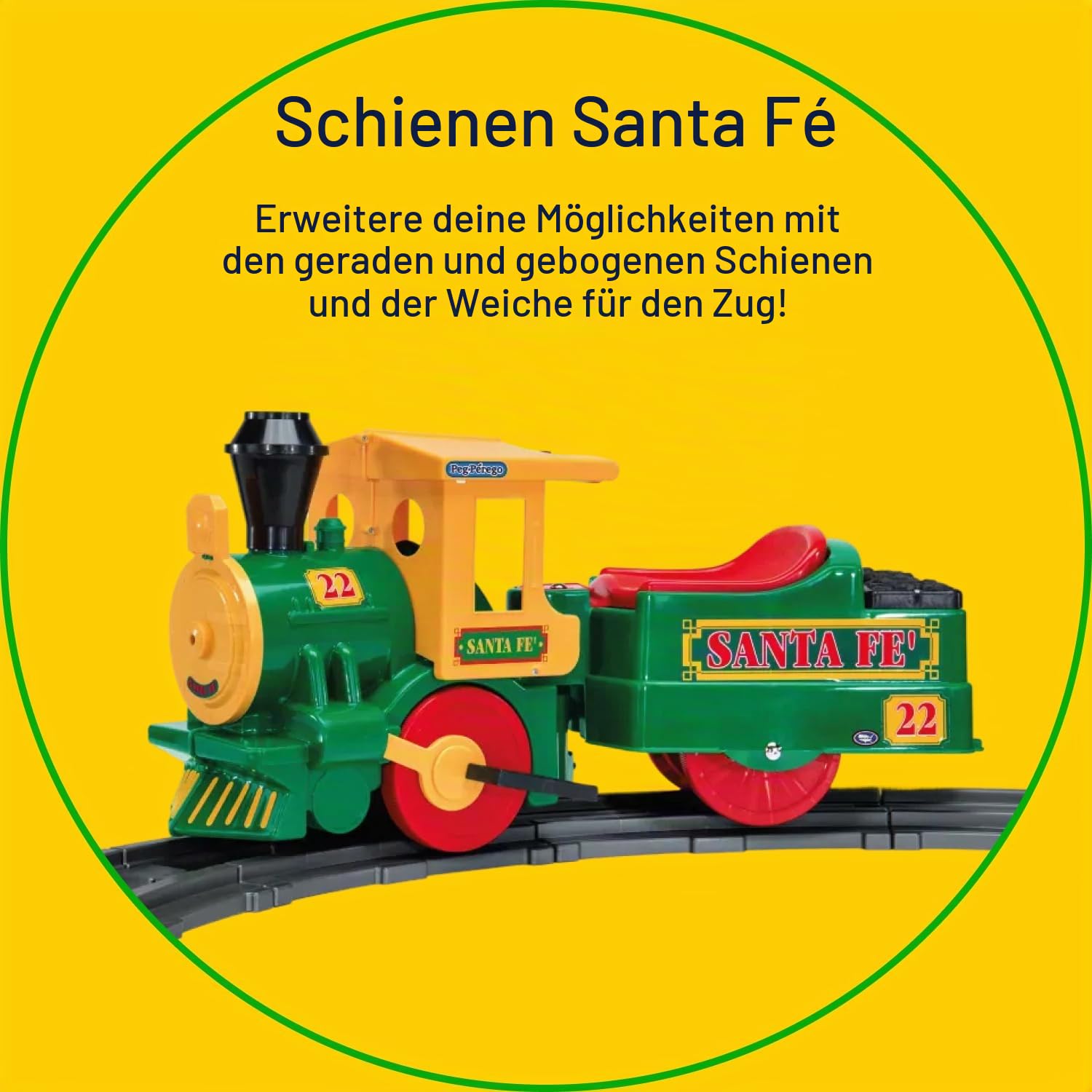 peg-perego-figure-8-gleiserweiterungs-set-kompatibel-mit-santa-f-eisenbahn image 2