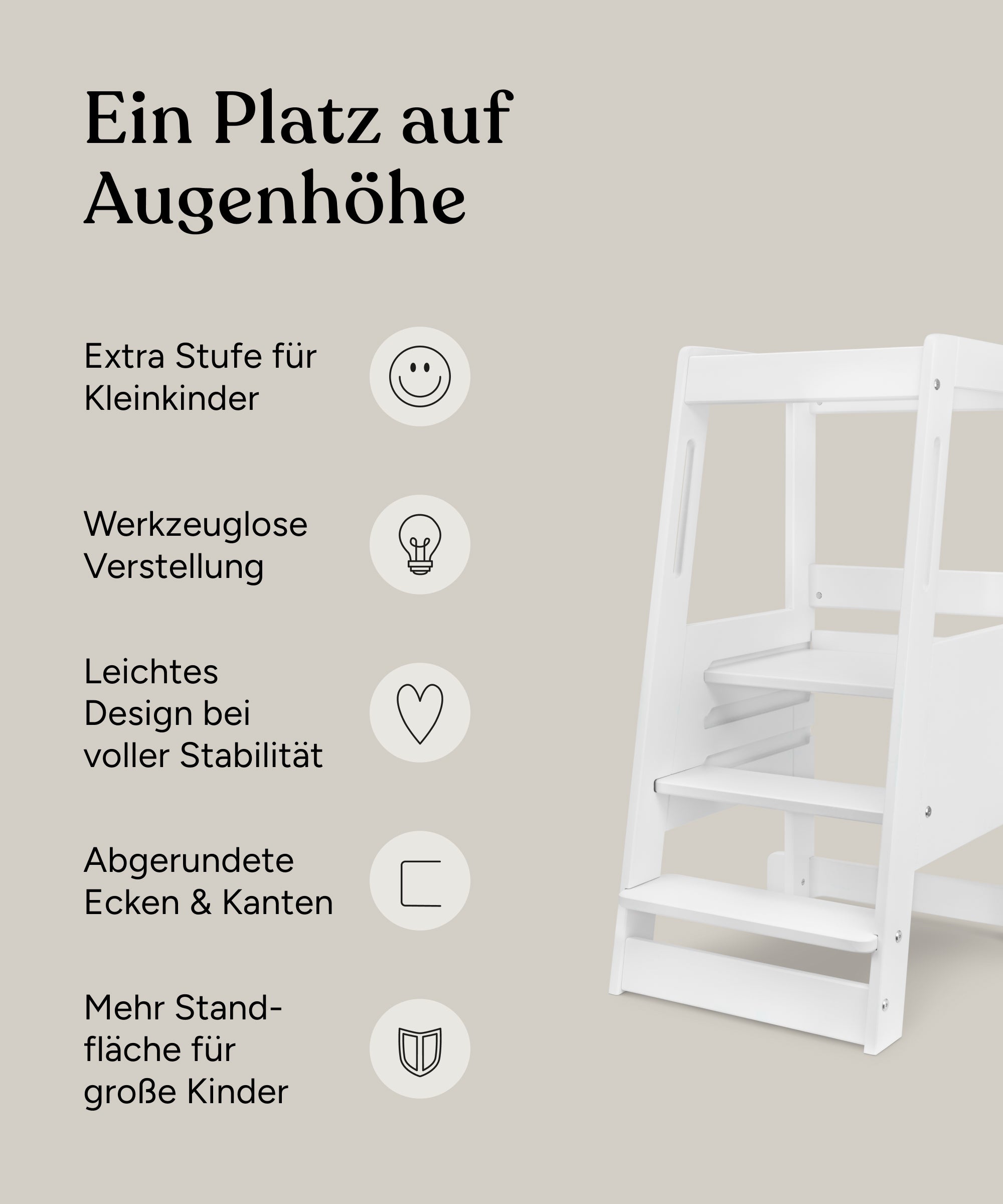 ehrenkind-lernturm-buche-wei-b-ware-kinderlernturm-f-r-mehr-selbstst-ndigkeit image 3
