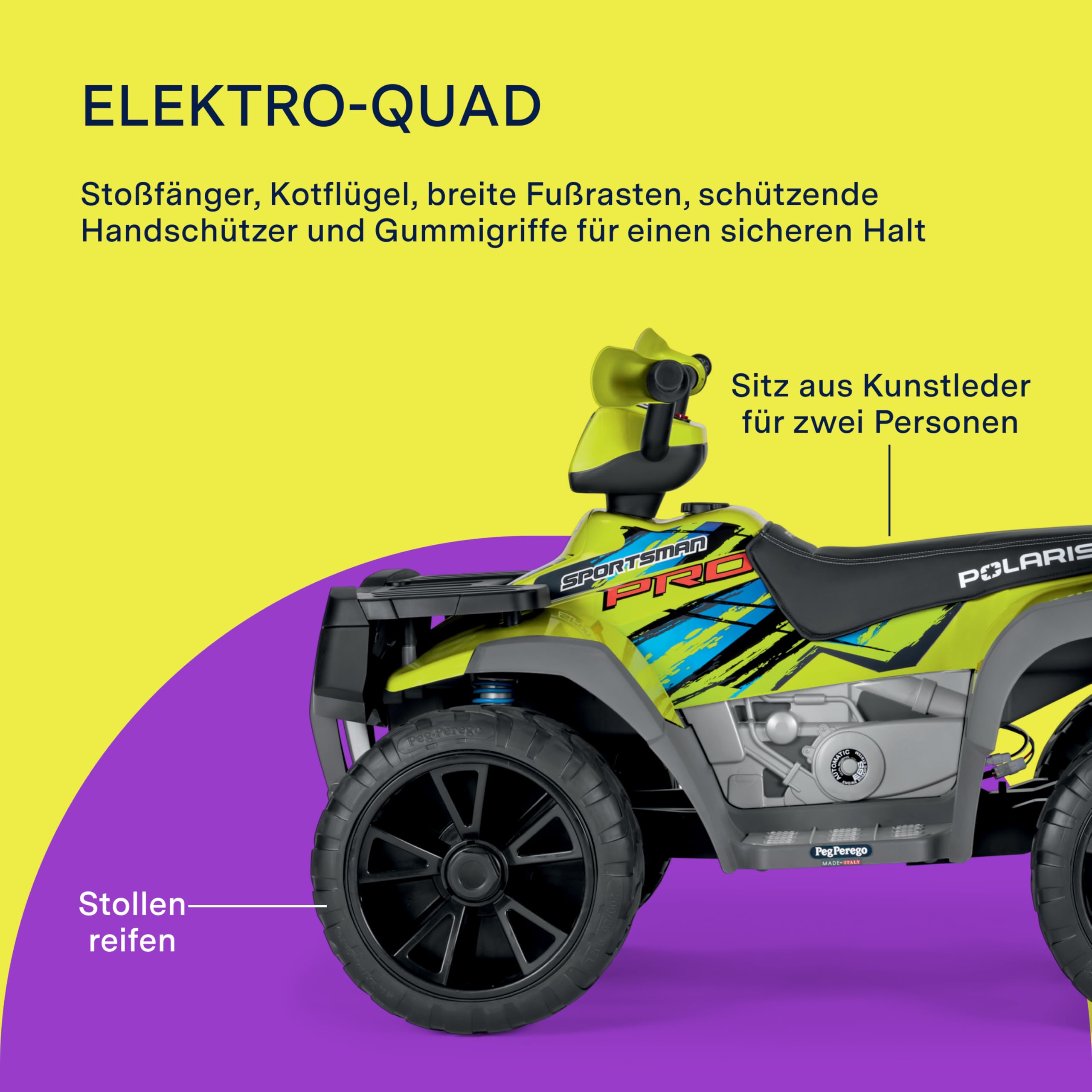 peg-perego-polaris-sportsman-pro-citrus-elektroquad-mit-24v-akku-2x-420w-motoren image 4