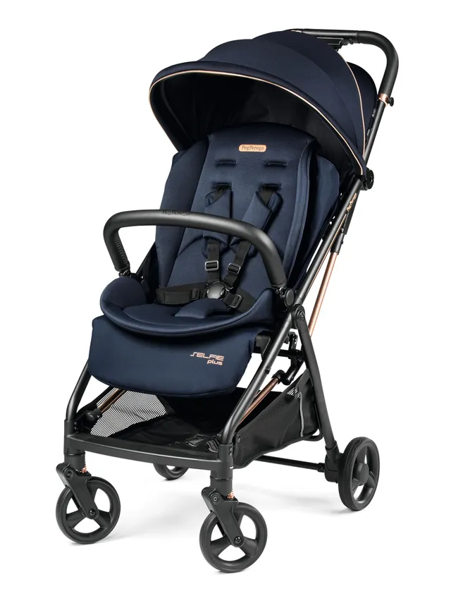 peg-perego-selfie-plus-blue-shine-leichter-buggy-mit-absenkautomatik-ab-geburt-b image 1