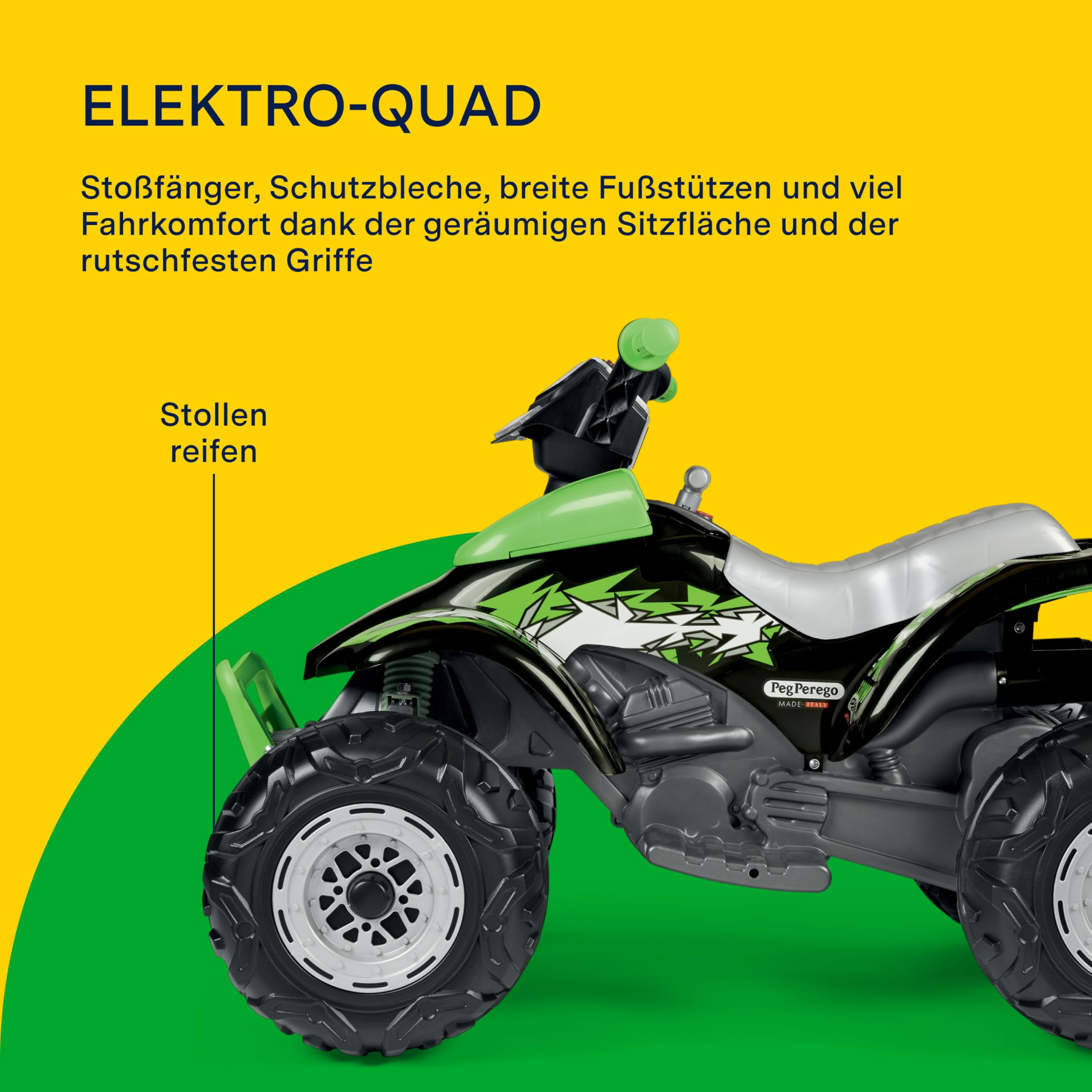 peg-perego-corral-t-rex-330w-elektrisches-kinderquad-mit-12v-akku-led-lichtern-u image 3