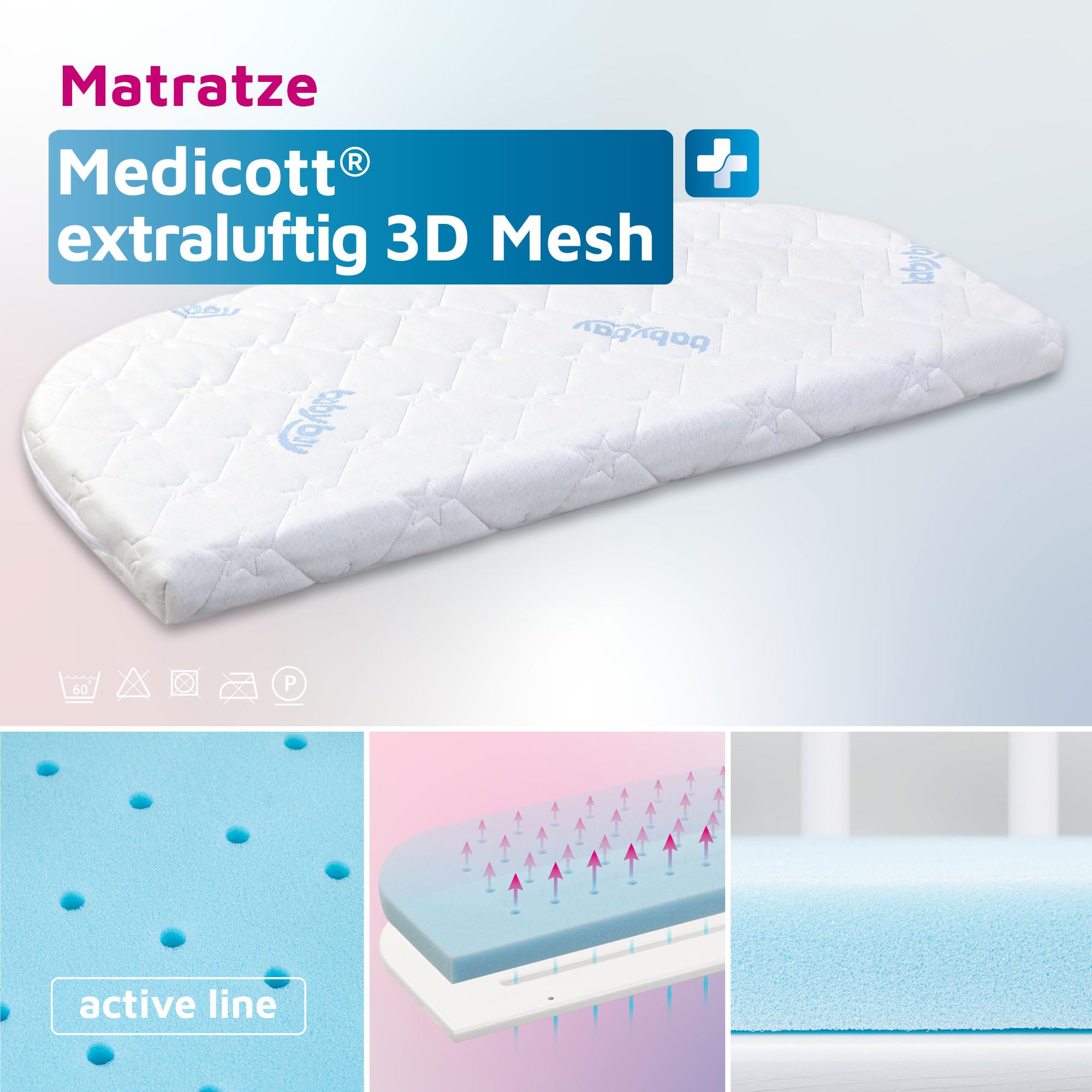 babybay-matratze-meditex-extraluftig-3d-mesh-f-r-modell-original-wei image 3