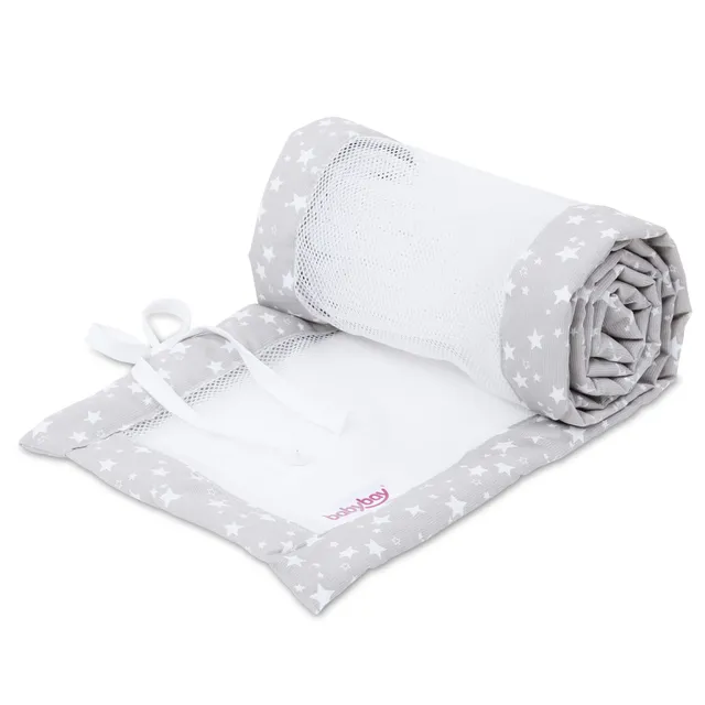 babybay-nestchen-mesh-piqu-bettumrandung-f-r-beistellbett-original-perlgrau-ster image 1