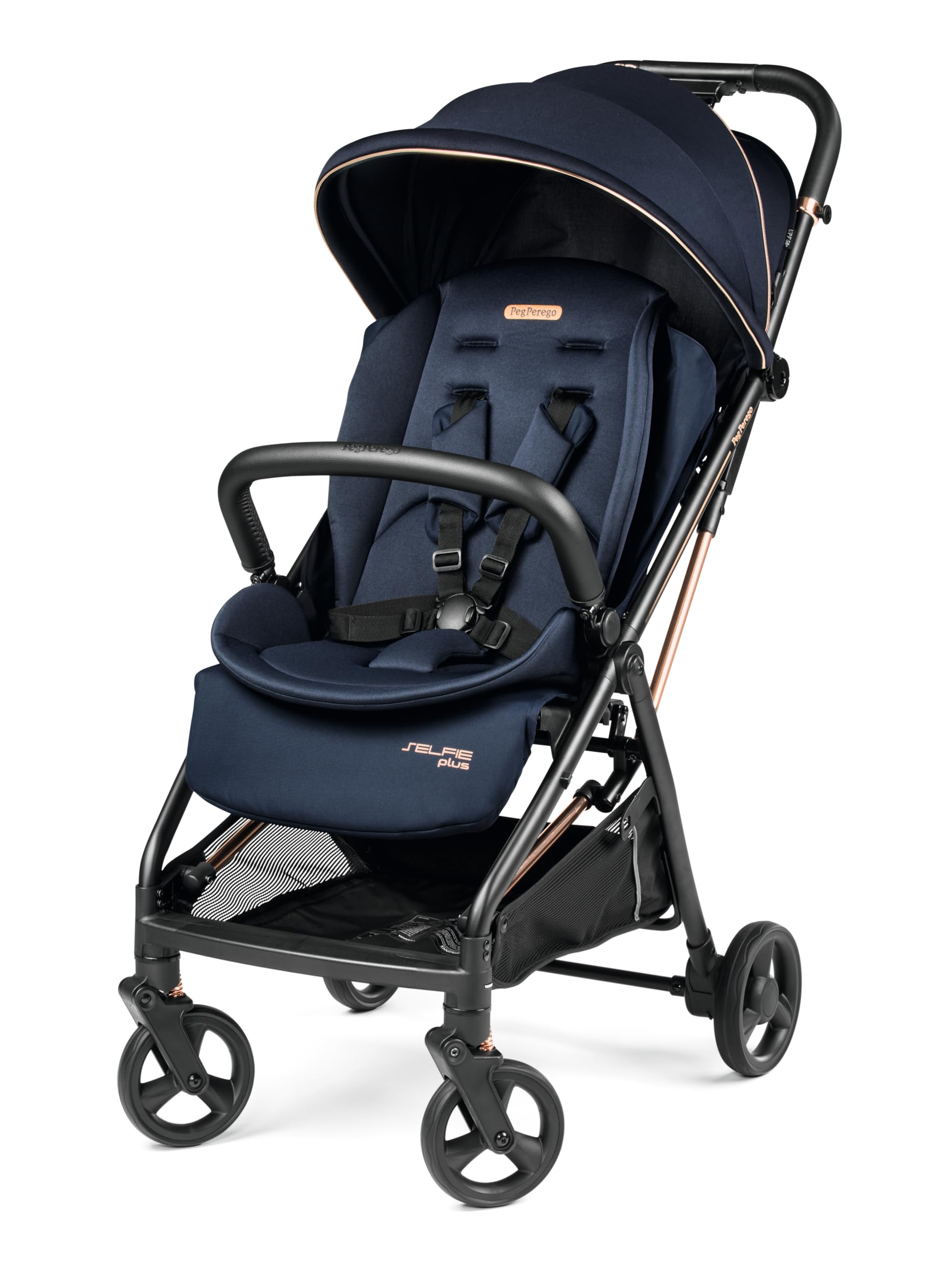 peg-perego-selfie-plus-blue-shine-leichter-buggy-mit-absenkautomatik-ab-geburt-b image 1