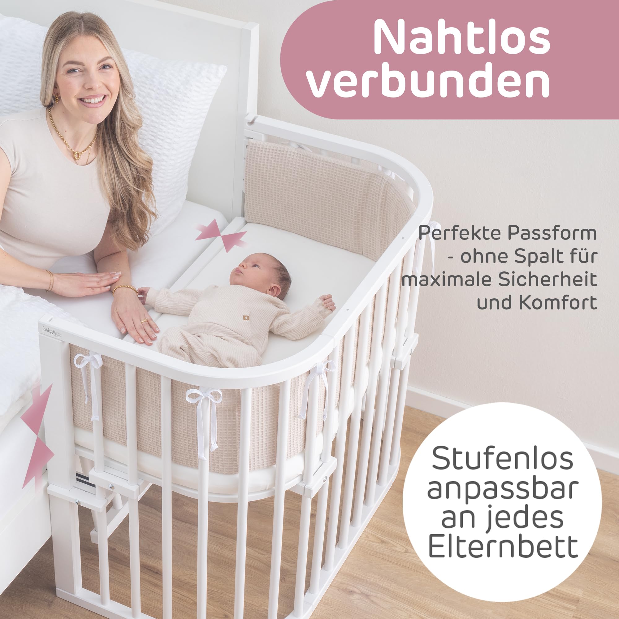 babybay-maxi-comfort-plus-beistellbett-stubenwagen-aus-massiver-buche-wei-lackie image 2