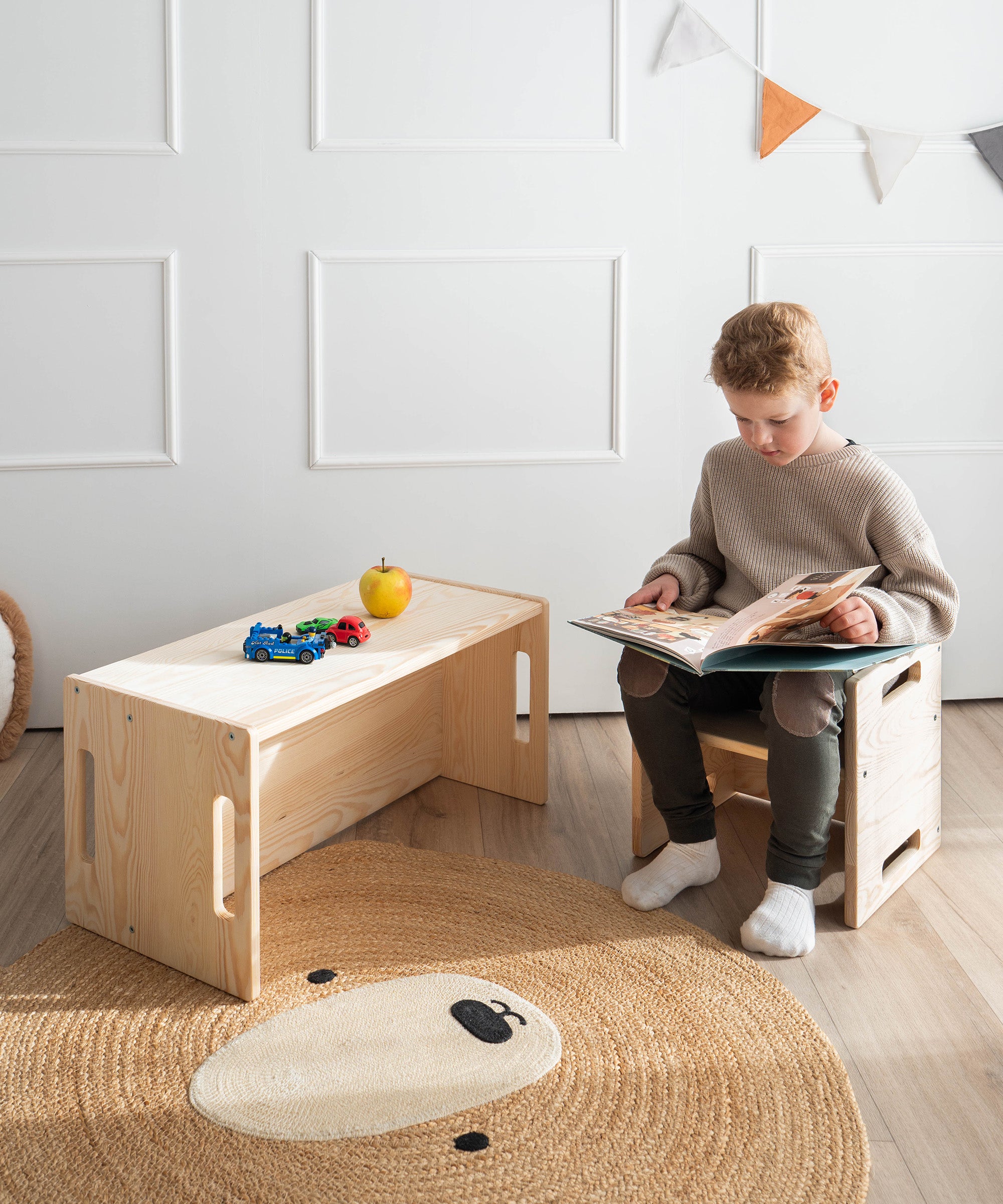 ehrenkind-bank-b-ware-aus-kiefer-teilmontiert image 7