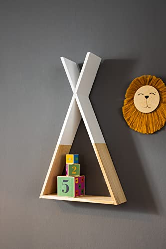 puckdaddy-wandregal-hugo-tipi-design-kiefernholz-natur-wei-34-5-x-9-5-x-55-cm image 6