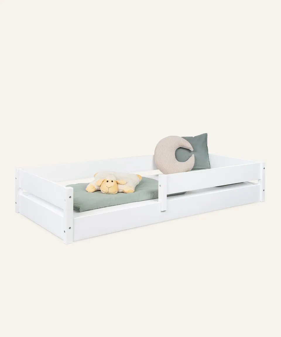 ehrenkind-bodenbett-nova-b-ware-buche-wei-90-200-cm image 1