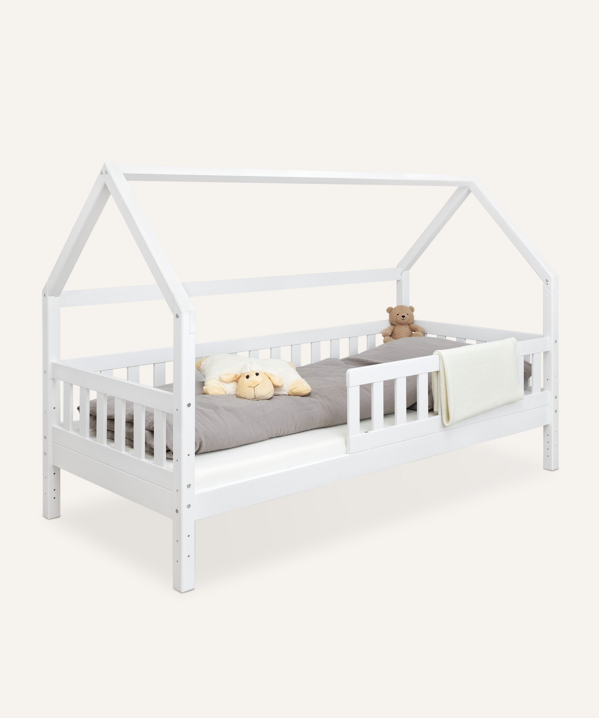 ehrenkind-hausbett-lille-b-ware-aus-kiefer-wei-lackiert-kinderbett-90-200-cm image 1