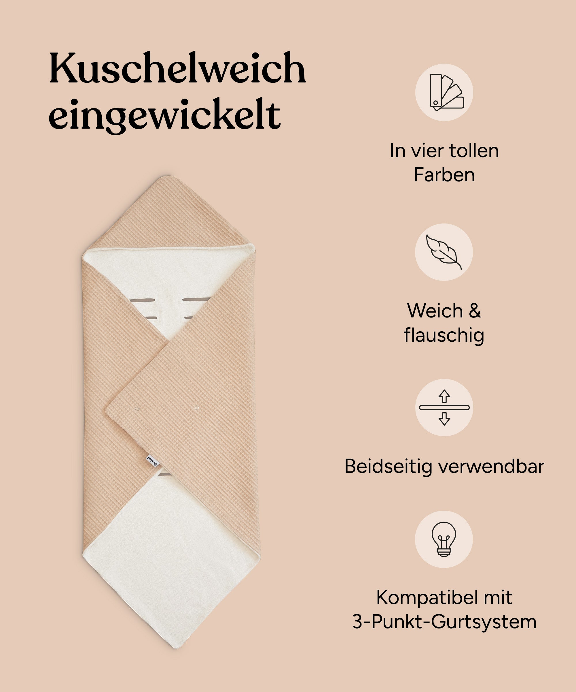 ehrenkind-einschlagdecke-b-ware-funktional-mit-kosmetischen-m-ngeln-farbe-w-hlba image 3