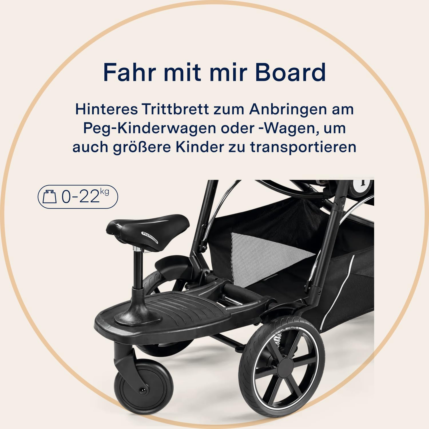 peg-perego-ride-with-me-board-mitfahrbrett-f-r-veloce-und-vivace-buggys image 2