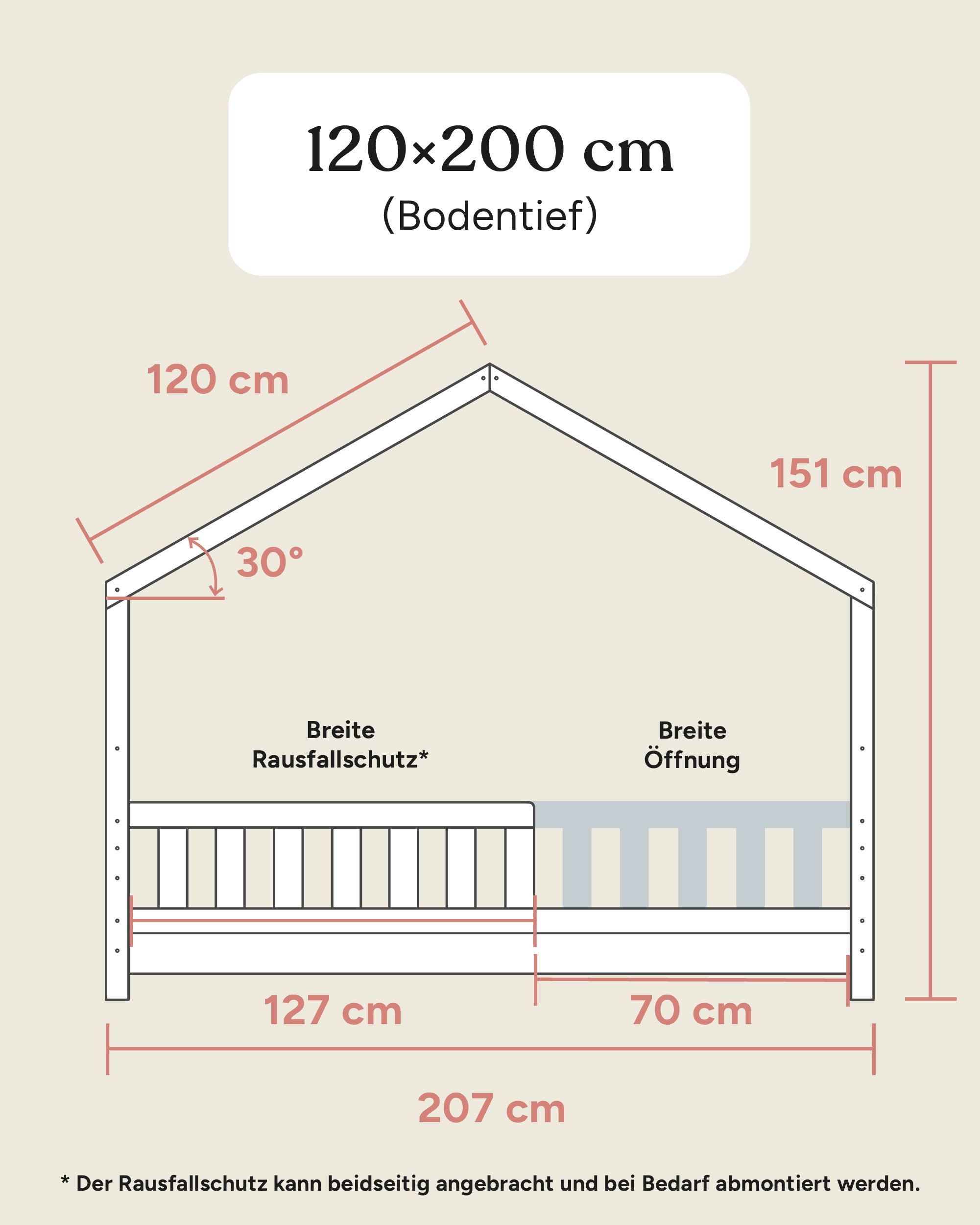 ehrenkind-panorama-hausbett-lille-kiefer-hellgrau-2-in-1-bett-montessori-inspiri image 5