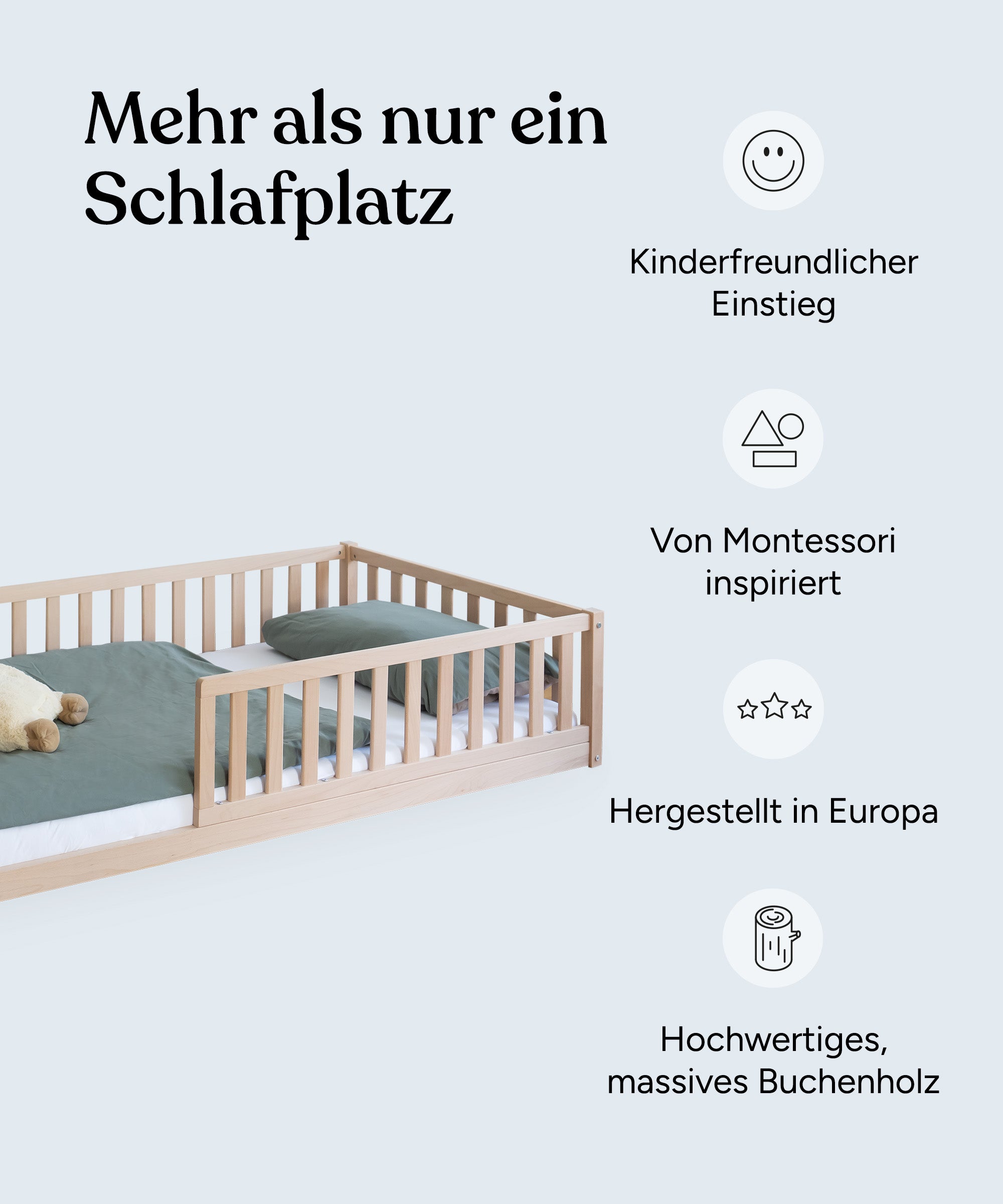 ehrenkind-bodenbett-livo-b-ware-aus-buche-2-in-1-kinderbett-mit-boden-und-standa image 4