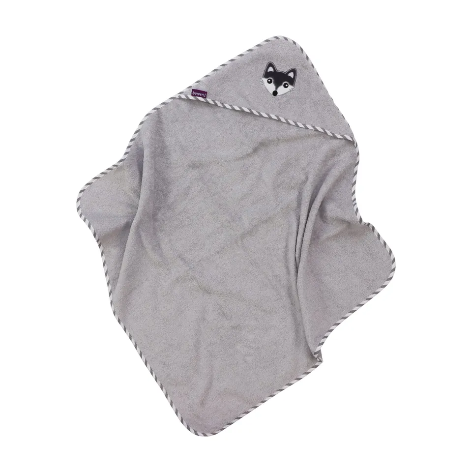 puckdaddy-kapuzenhandtuch-foxi-mit-fuchs-design-frottee image 1