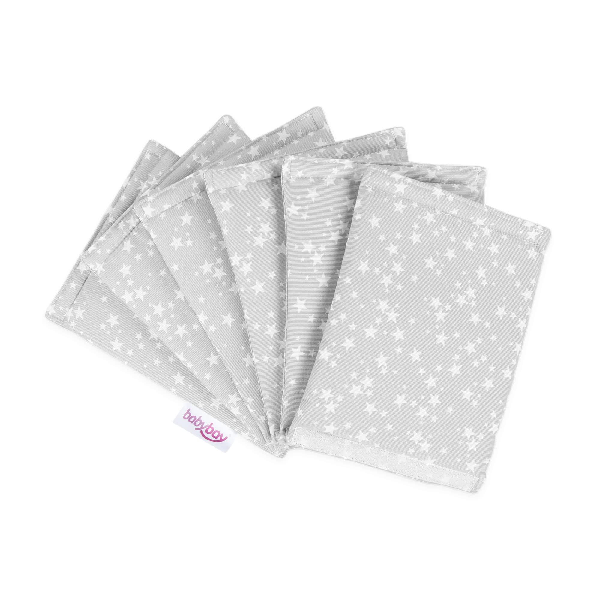 babybay-nestchen-ultra-fresh-piqu-f-r-modell-original-6-teiliges-set-perlgrau-st image 1