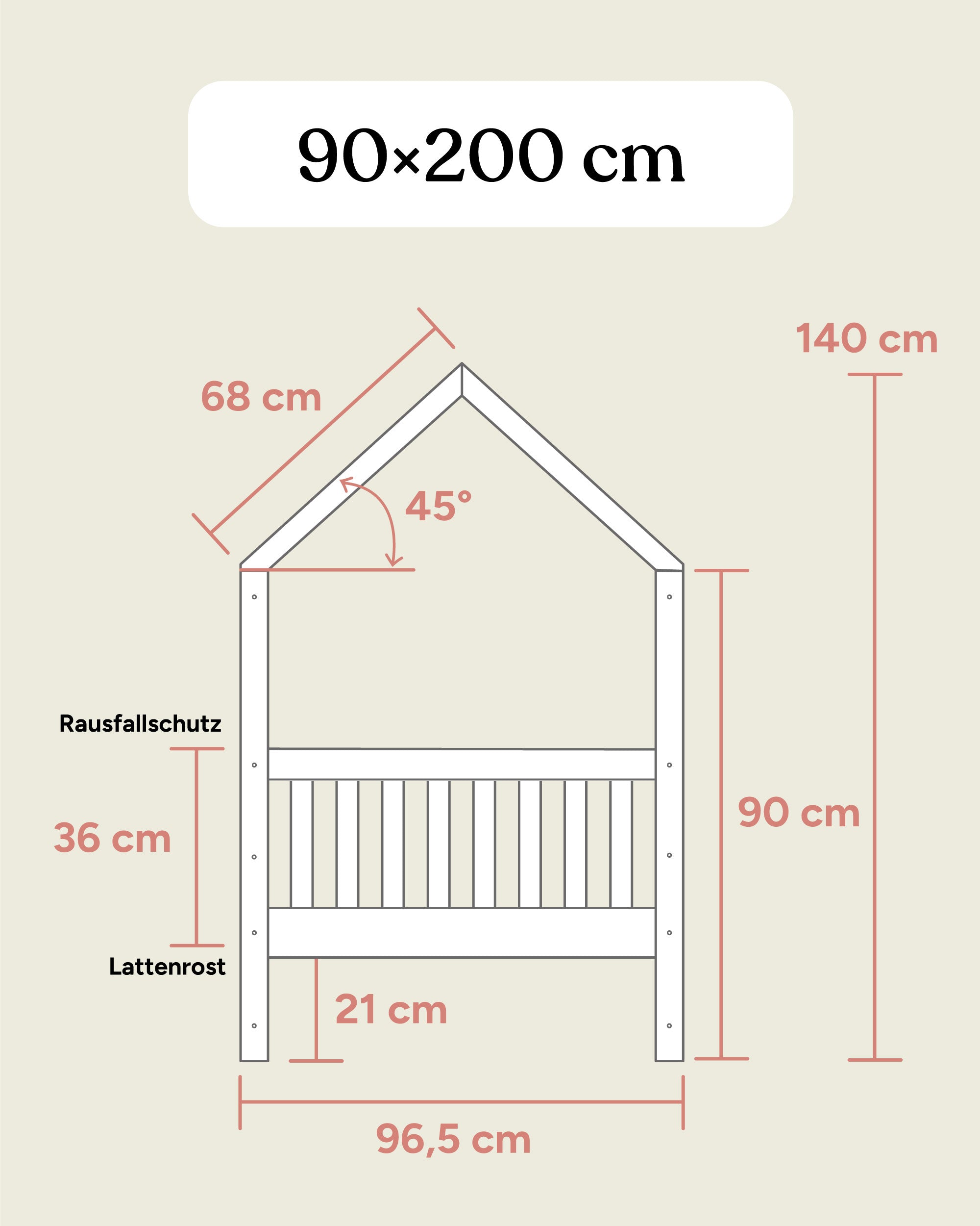 ehrenkind-hausbett-livo-buche-natur-90-200-cm-2-in-1 image 5