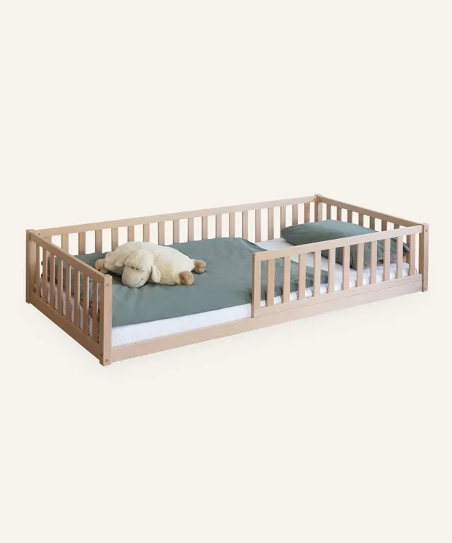 ehrenkind-bodenbett-livo-b-ware-aus-buche-2-in-1-kinderbett-mit-boden-und-standa image 1
