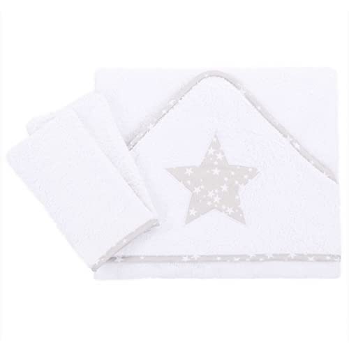 babybay-kapuzenhandtuch-100-x-100-cm-inkl-zwei-waschlappen-wei-mit-stern-applika image 8