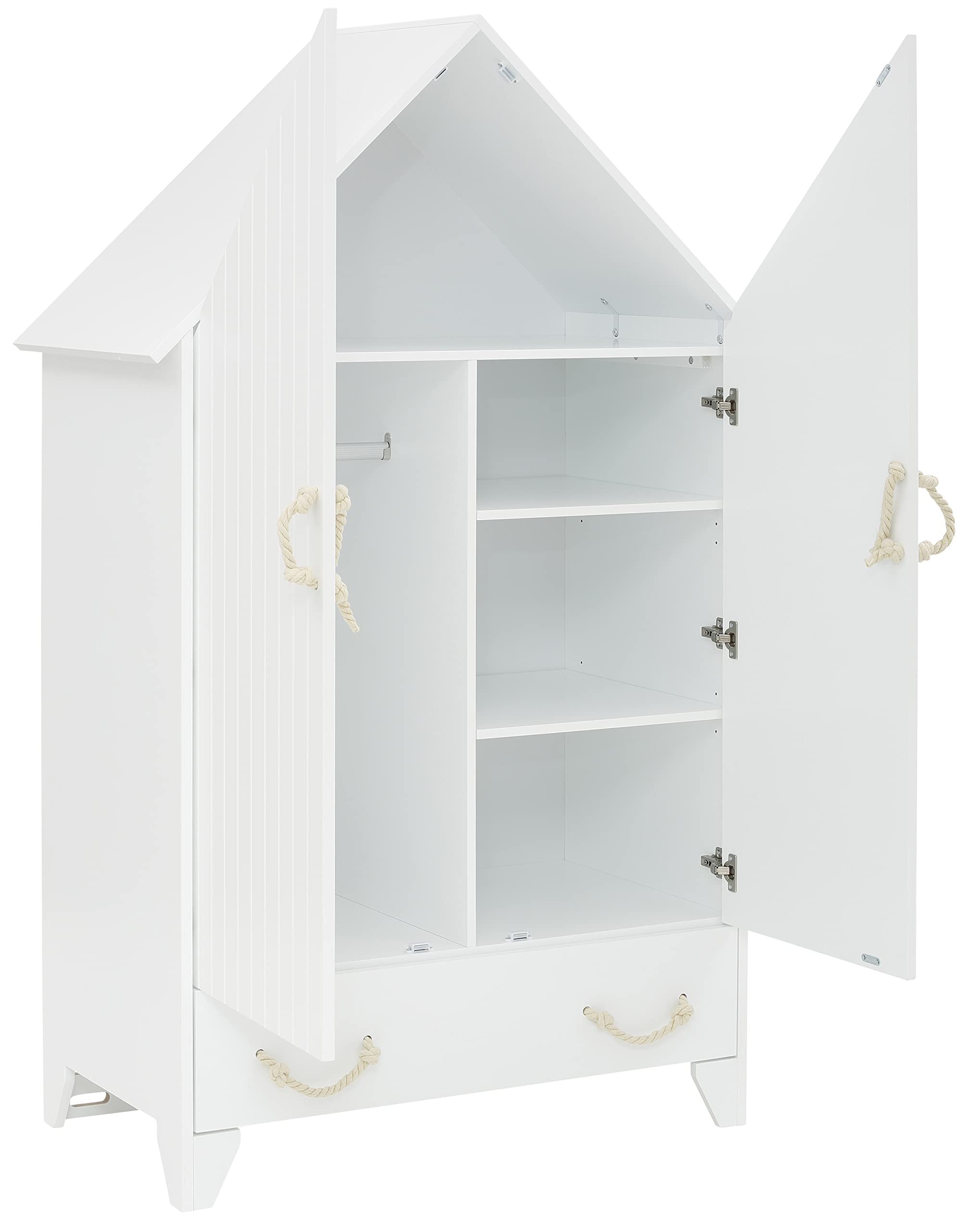 puckdaddy-carlotta-kinderkleiderschrank-110-x-55-x-187-cm-wei-lackiert-kiefernho image 4