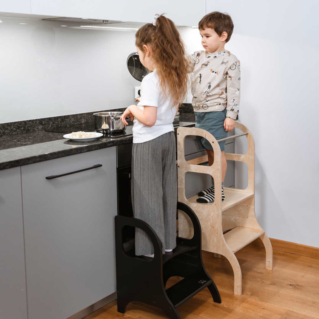 ette-tete-hilfsset-lernturm-step-n-fold-miimo-rutsch-und-kletterrampe-konvertier image 2