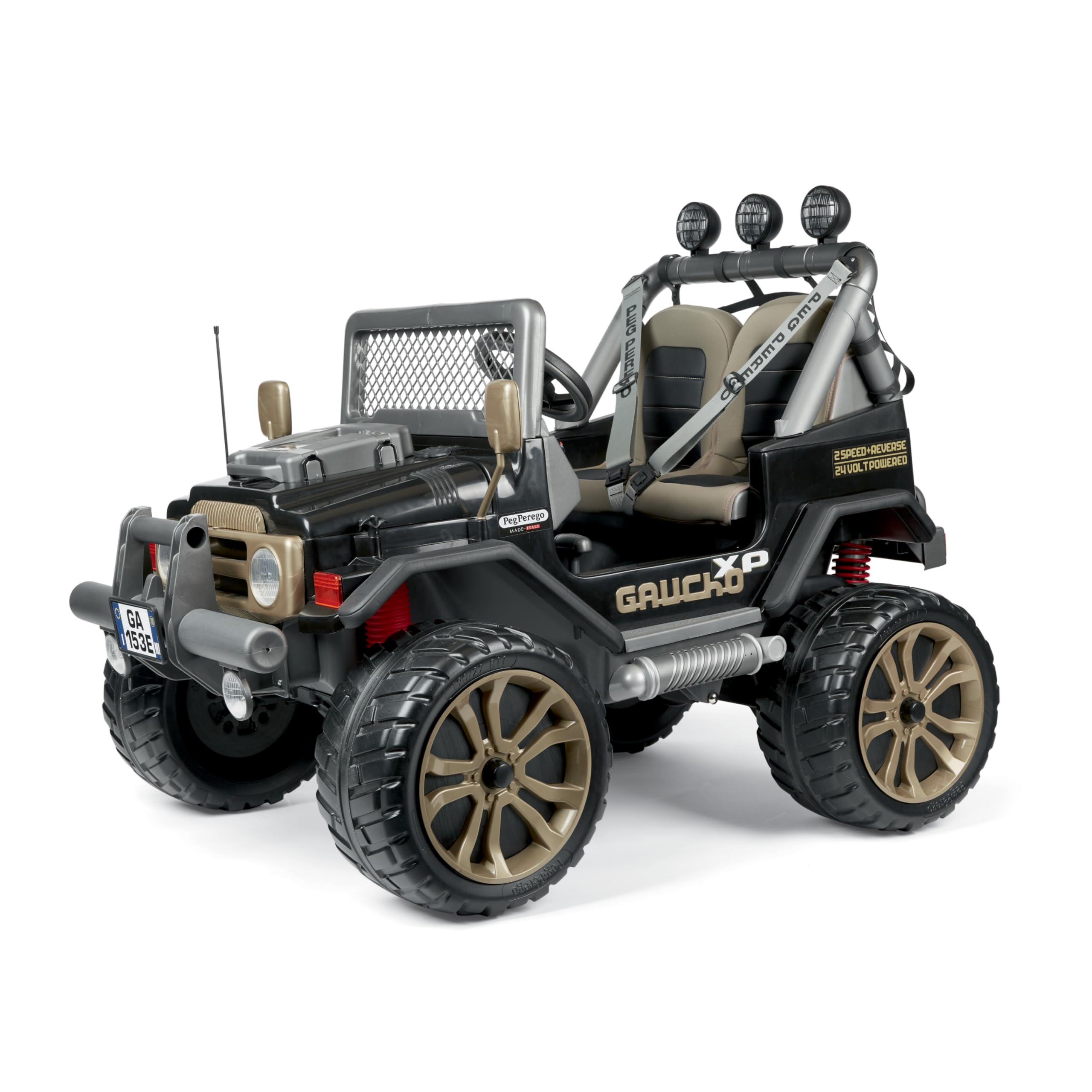 peg-perego-gaucho-xp-elektrisches-gel-ndefahrzeug-f-r-kinder-ab-3-jahren-24v-akk image 1